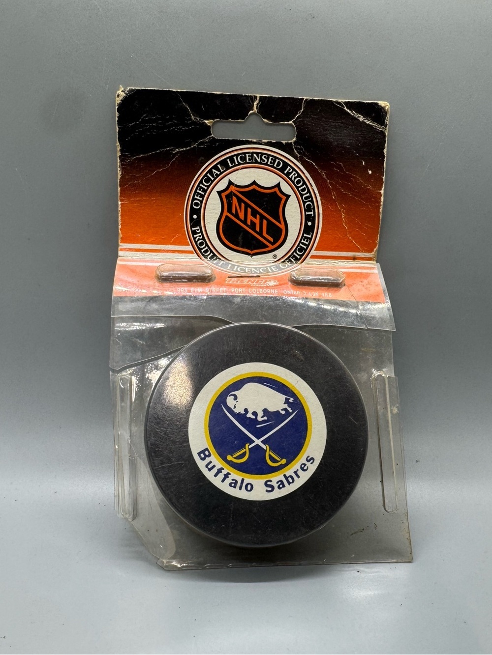 Vintage Buffalo Sabres NHL Hockey Puck in Original Packaging – Trench MFG